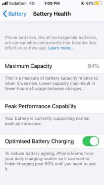 A picture of iphone