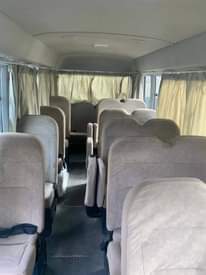 A picture of Toyota coaster bus 2019 petrol engine