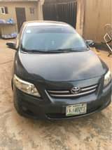 A picture of Registered Toyota corolla 2009 model
