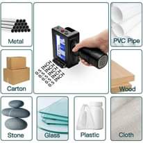 A picture of Handheld inkjet printing machine