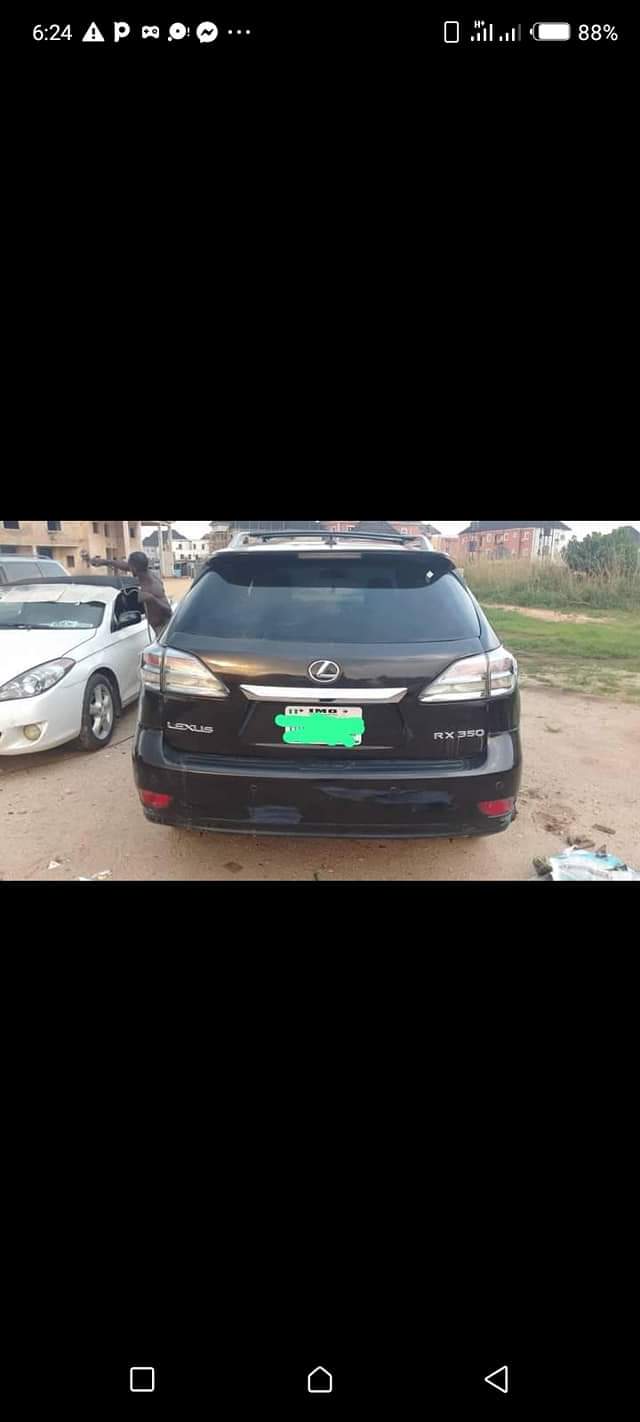 A picture of Admin pls approve Rx350 010 upgraded to 013 in owerri