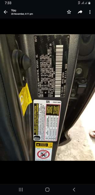 A picture of Distress sale Foreign used venza 2013 xle fullest option