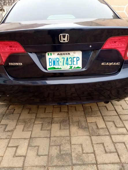 A picture of Registered honda civic 2007 for sale
