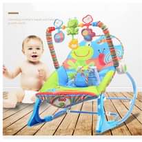 A picture of Baby swinging Rocker