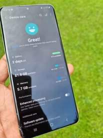A picture of Samsung s20 plus 5g