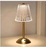 A picture of Rechargeable Golden Table bedside lamp with touch sensors in stock