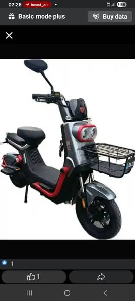 A picture of Electric motorbike