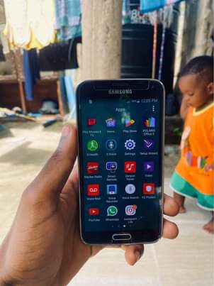 A picture of Samsung galaxy