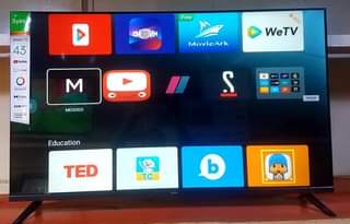 A picture of 43 Syinix Android12 Frameless Smart TV Designed by infinix