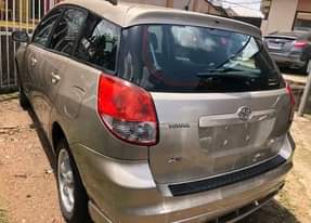 A picture of Brand TOYOTA Model MATRIX Year 2004 Transmission Automatic Price 1