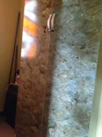 A picture of Wadrope and dressing mirror