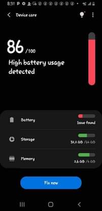 A picture of Samsung s9