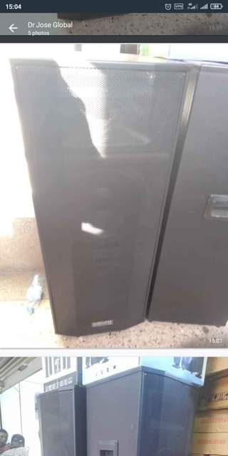 A picture of Long range amplifiered speakers