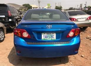 A picture of Sharp Reg Corolla 2010 model Accident Free Engine untampered gear