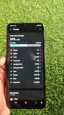 A picture of Infinix note 7 and Samsung A03S