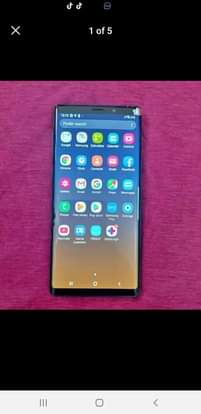 A picture of Samsung galaxy note 9 128gb