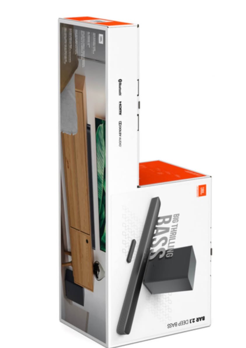 A picture of Flat Swapping my Samsung 60inches tv and the JBL sound