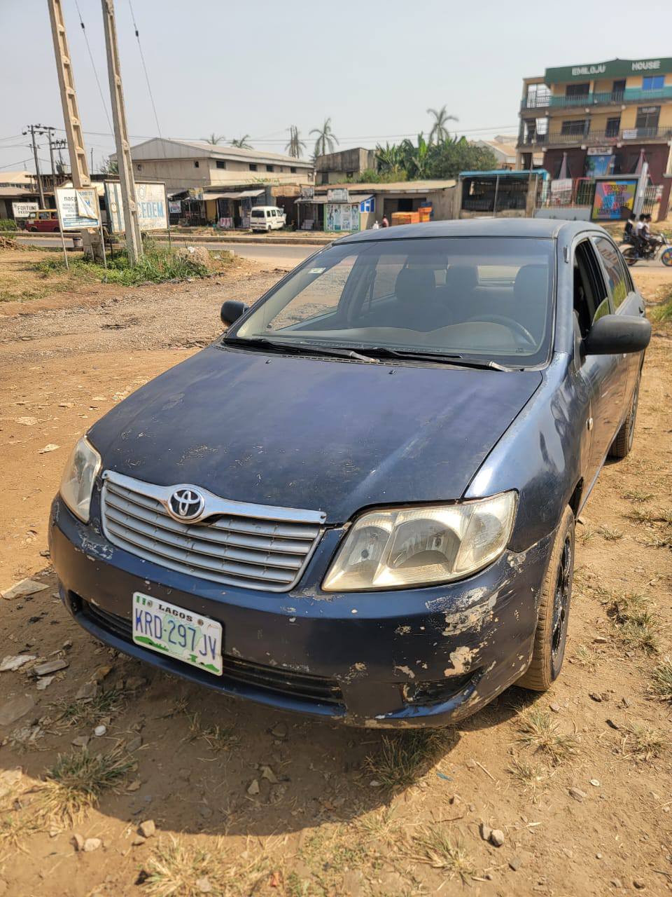 A picture of registered 2003 toyota corolla for sale 08062712176