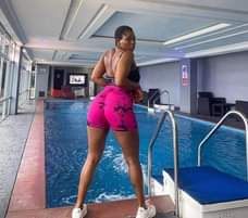 A picture of Aba Again A Gym instructor Goodnews Fakae instructor Goody who