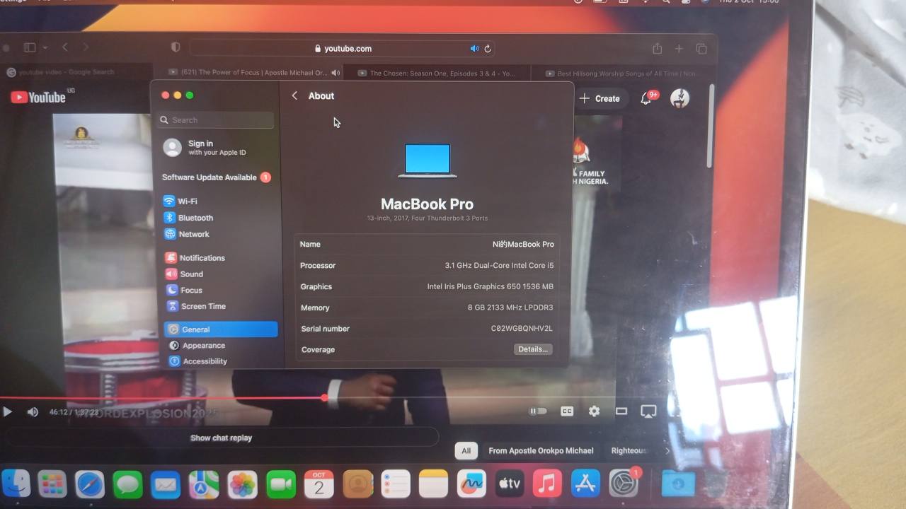 A picture of MacBook Pro