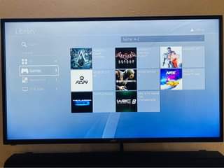 A picture of Ps4 slim with 11games for sale