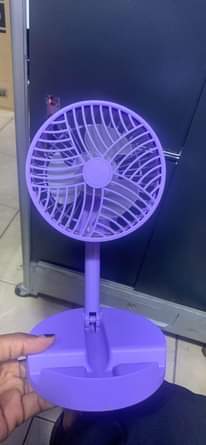 A picture of Mini portable rechargeable fan