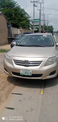 A picture of Belgium standard super sharp 08 Toyota corolla absolutely nothing to