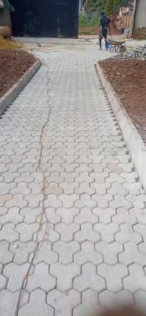 A picture of pavers