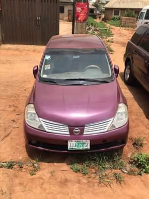 A picture of  STILL AVAILABLE. Clean Nigerian Used Nissan Tiida Fabric interior.