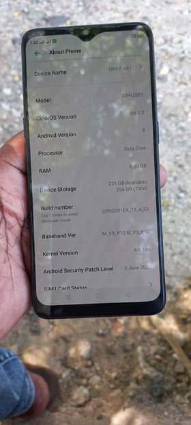 A picture of Oppo a91