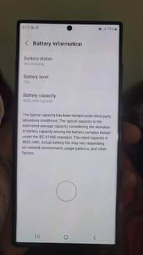 A picture of Samsung s22 ultra