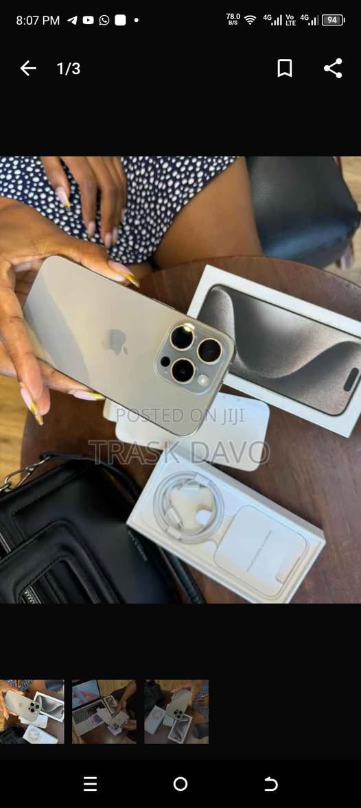 A picture of Iphone 15 pro max