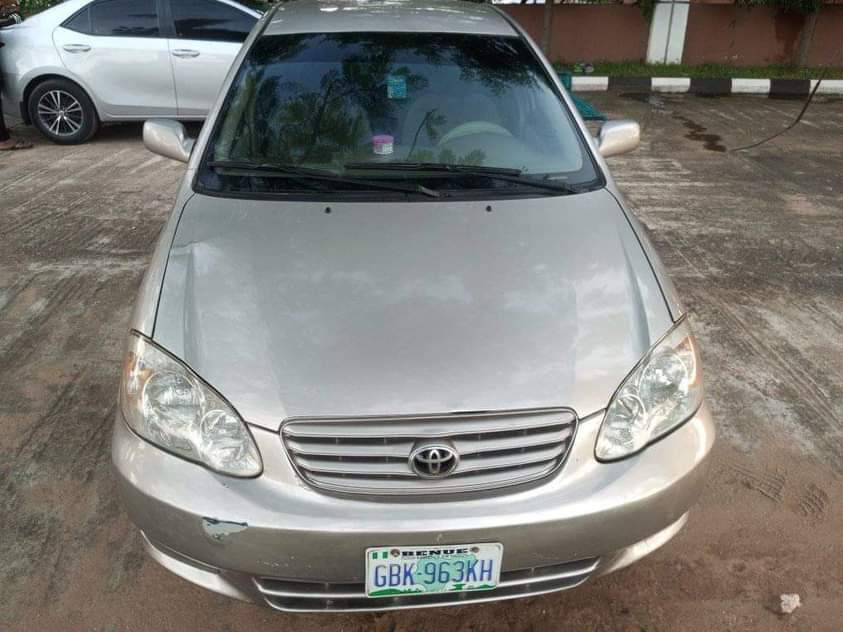 A picture of Corolla FLASHED ON FIRSTBODY Dm or Call 09068030011 Price 4m