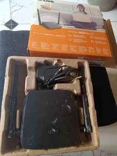 A picture of D Link router