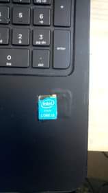 A picture of HP laptop core I3