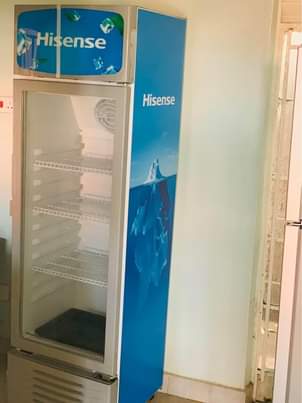A picture of HISENSE FRIDGE Never Been Used Before Has All Documents