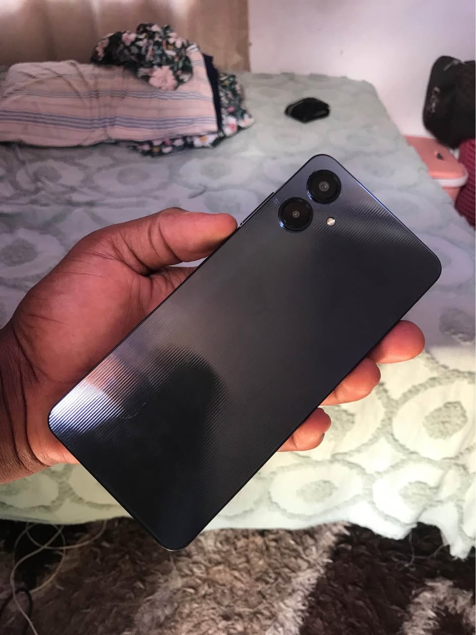 A picture of Samsung a06 gb128 ram6 fingerprint pembeni 0719506141