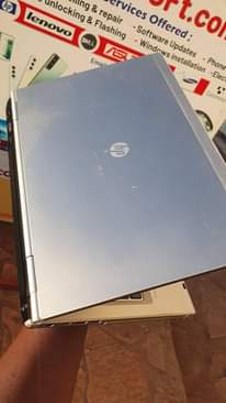A picture of Hp laptop i5 with 320GB storage and 4gb ram on