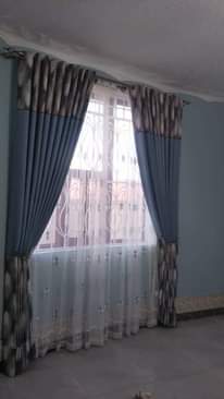 A picture of Curtains and rods