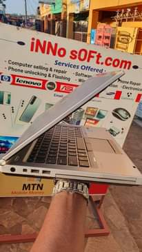 A picture of Hp laptop i5 with 320GB storage and 4gb ram on
