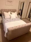 A picture of Next double bed with a draw on each side