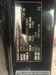 A picture of SUPER CLEAN FIRST BODY TOYOTA COROLLA LE 2020 BLACK This