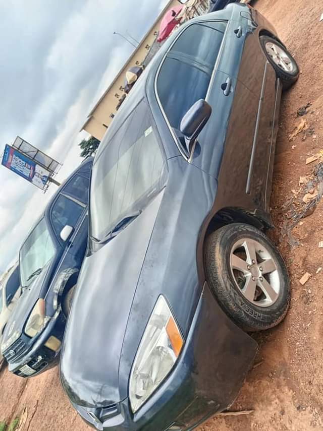 A picture of super clean 2004 model neatly painted Honda Accord with unterpered