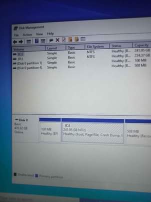 A picture of Dell latitude W7240 512Ssd Ram 4Gb