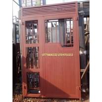 A picture of Metallic doors and windows