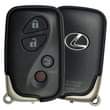 A picture of key and flip remote