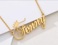 A picture of Customized name neklaces