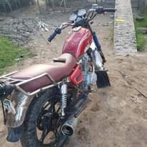 A picture of Haojue mninga cc 125 MC 647 BWT