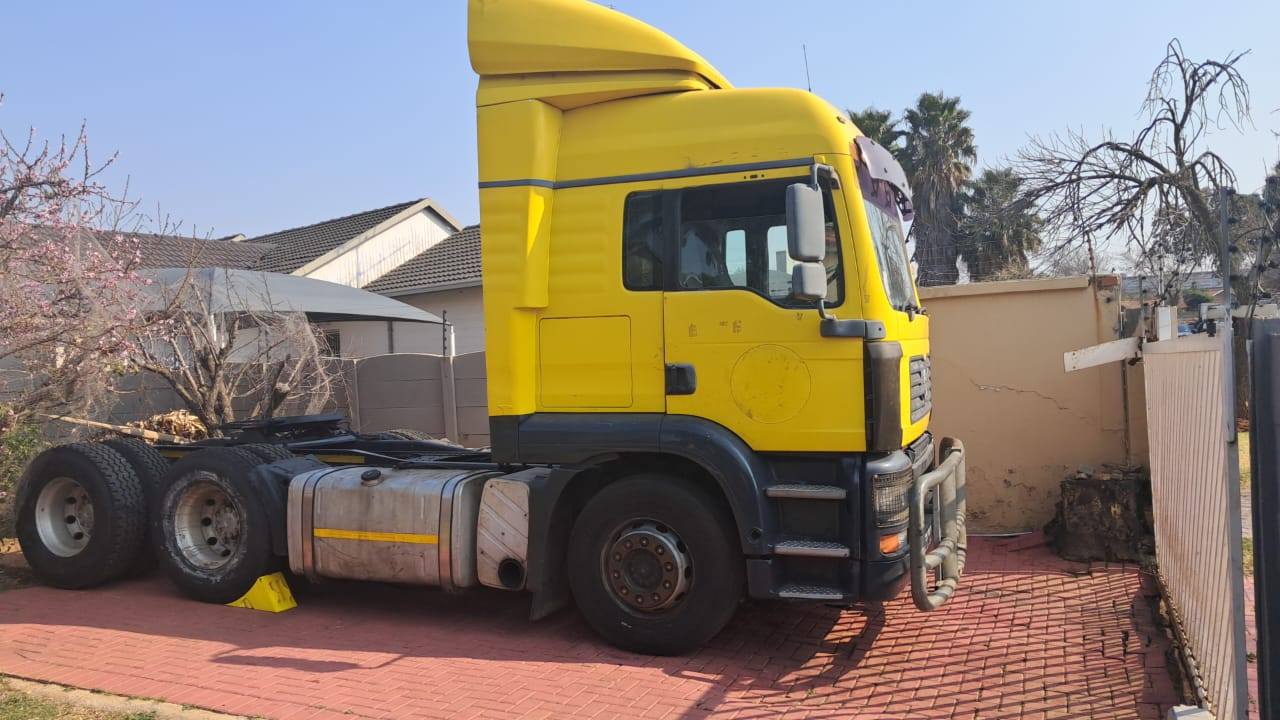 man truck