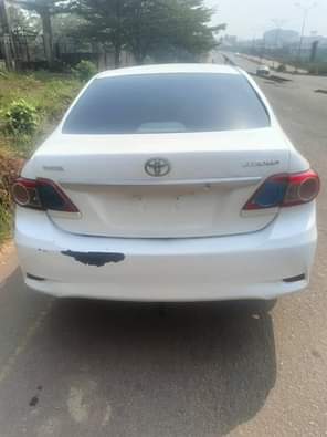 A picture of Toyota Corolla Nigeria drive 2012 model everything is working perfectly